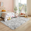 Soffici tappeti moderni per soggiorno camera da letto Peluche a pelo alto tinto in massa Tappeto antiscivolo Camera per bambini Camera dei bambini Decorazione per la casa Tappeto